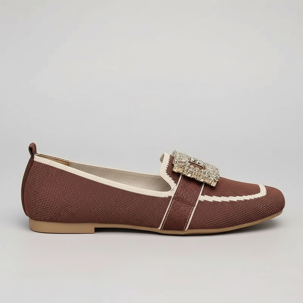 Isabeau Square Toe Flats