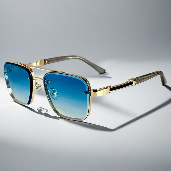 Diego Gold Aviator Sunglasses