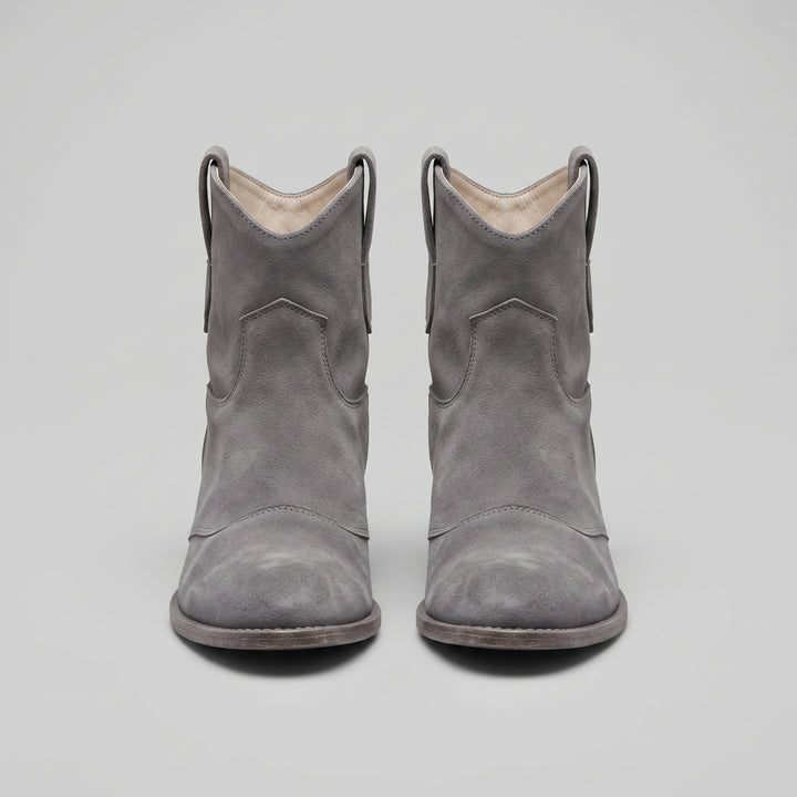 Sienna Suede Western Ankle Boot