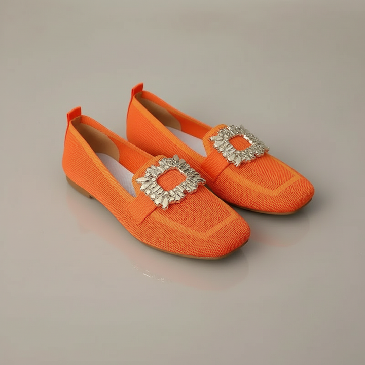 Isabeau Square Toe Flats