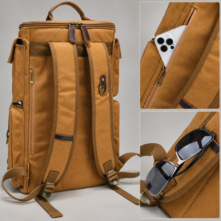 Harper | Multi-Pocket Travel Backpack with Adjustable Straps and Front Pockets