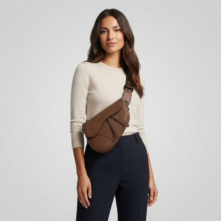 Sienna Saddle Crossbody Bag