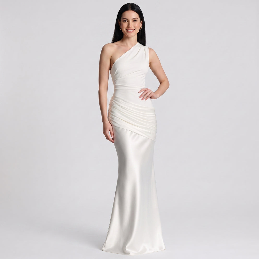 Seraphina Satin Evening Gown