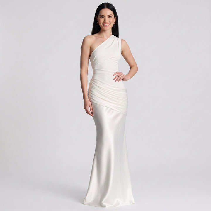 Seraphina Satin Evening Gown