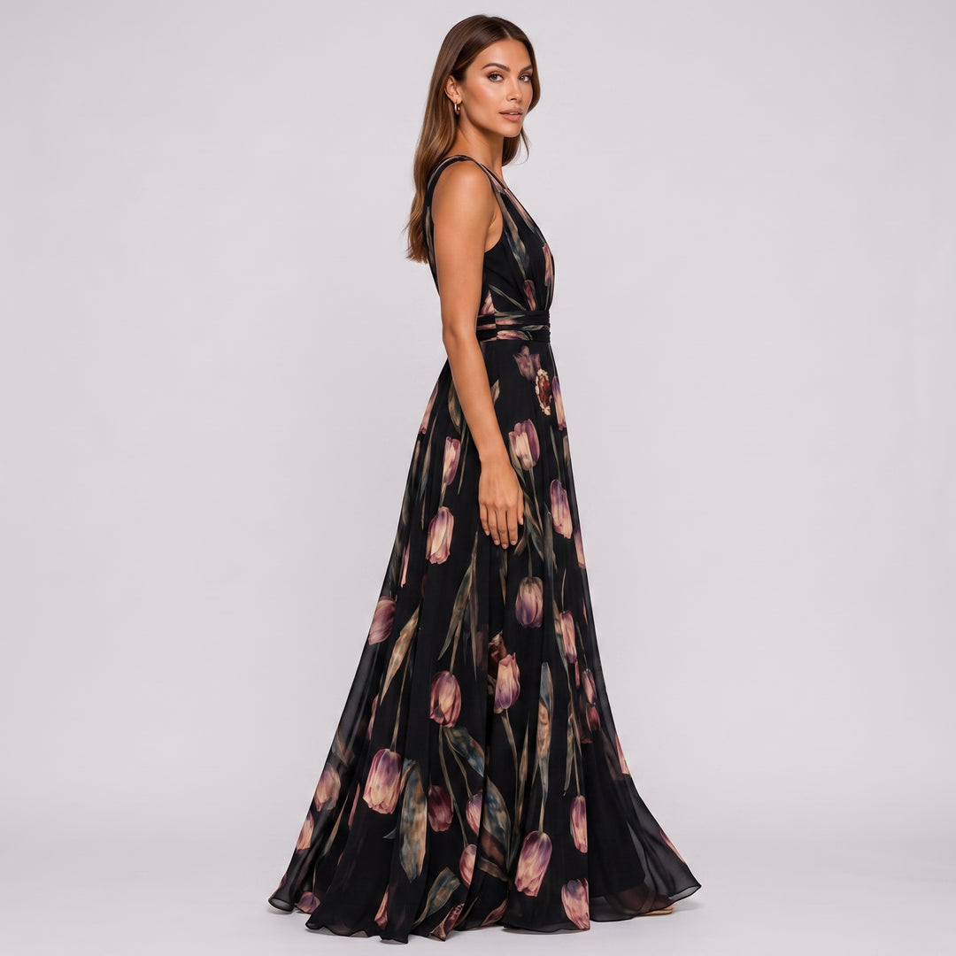 Lillian Botanical Maxi Dress