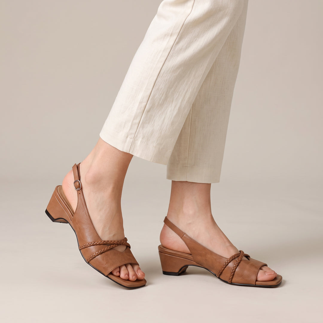 Beatrice Braided Slingback Sandal