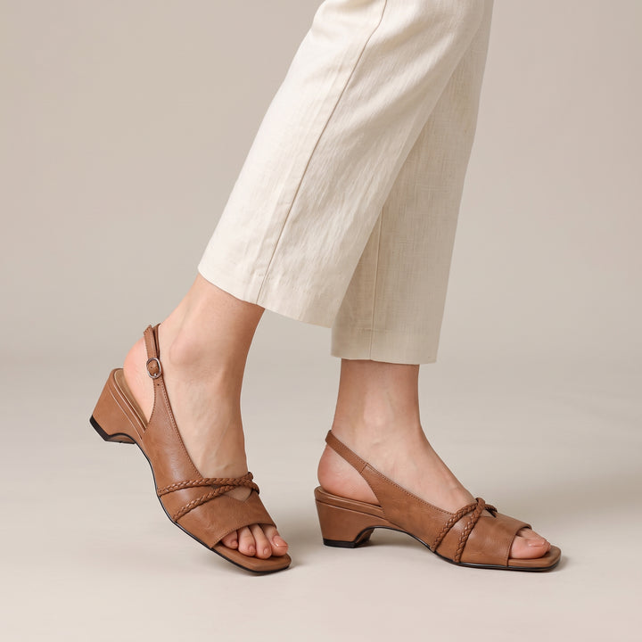 Beatrice Braided Slingback Sandal
