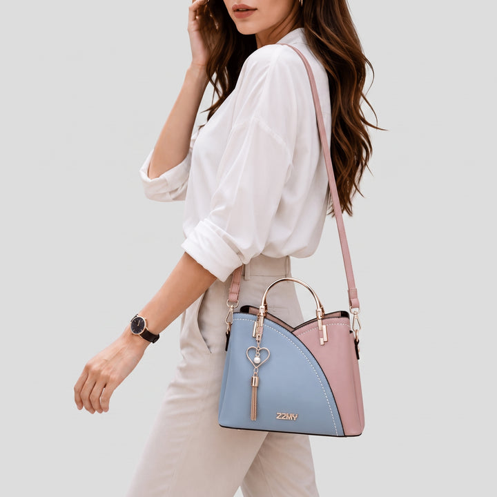 Isabella Colorblock Handle Bag