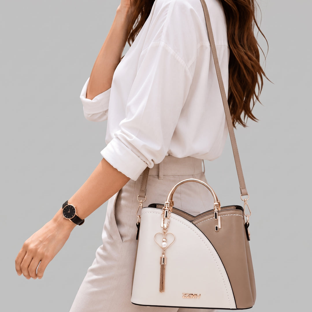 Isabella Colorblock Handle Bag