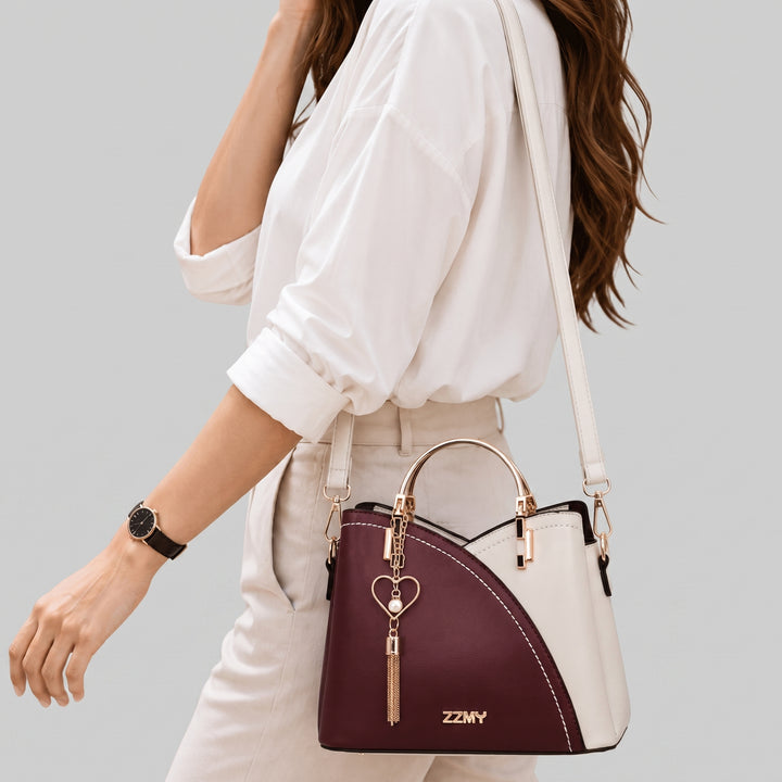 Isabella Colorblock Handle Bag
