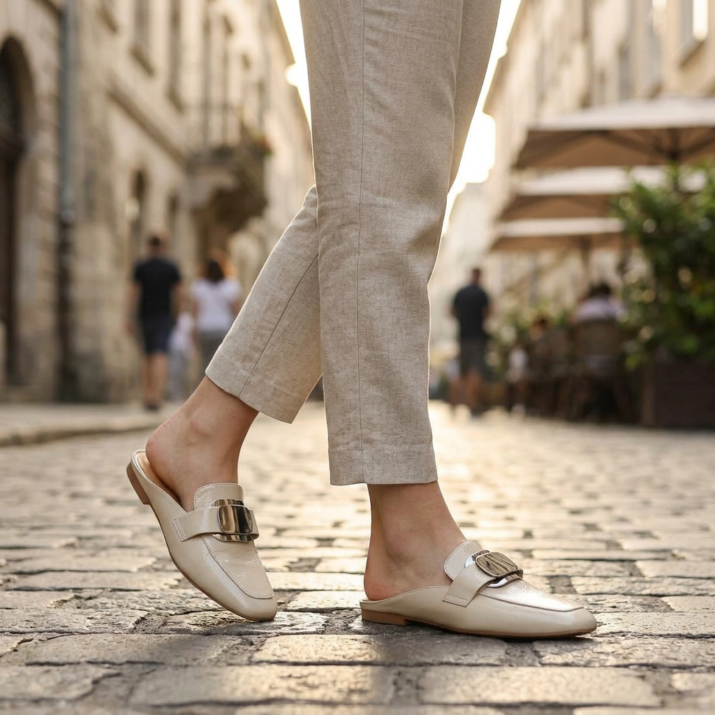 Aveline Dray Genuine Leather Flats