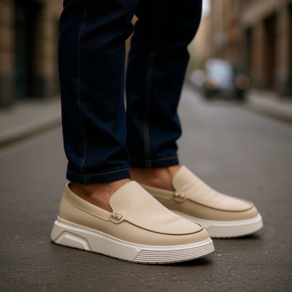Lennox Hale Slip On Leather Loafers