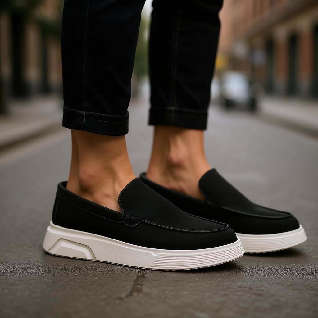 Lennox Hale Slip On Leather Loafers