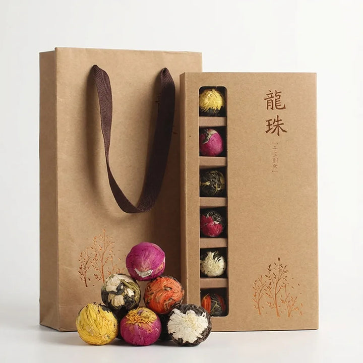 Golden Blossom Flowering Tea Gift Set