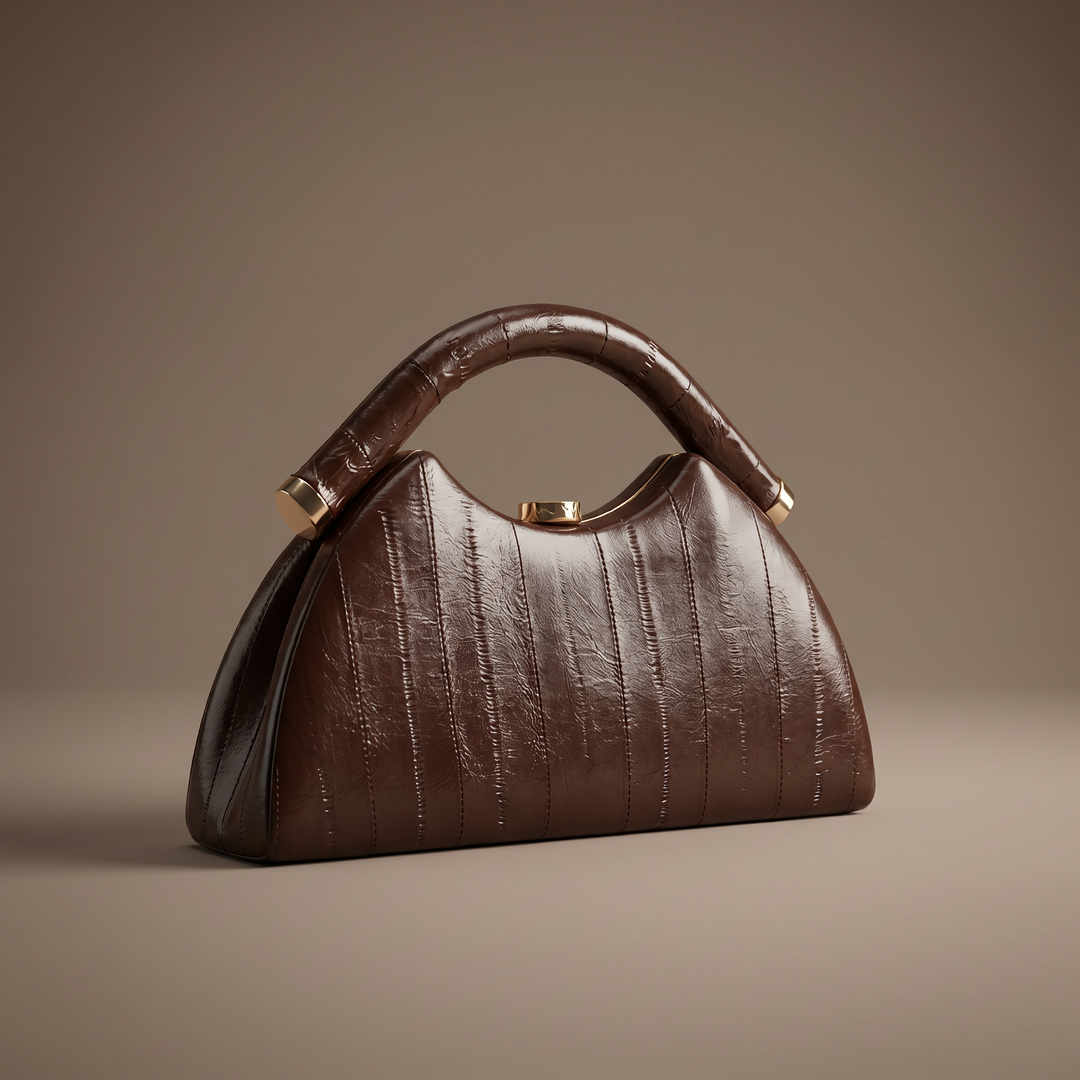 Rosalind Curved Frame Clutch