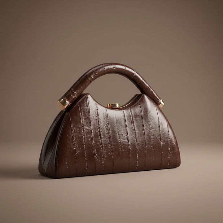 Rosalind Curved Frame Clutch