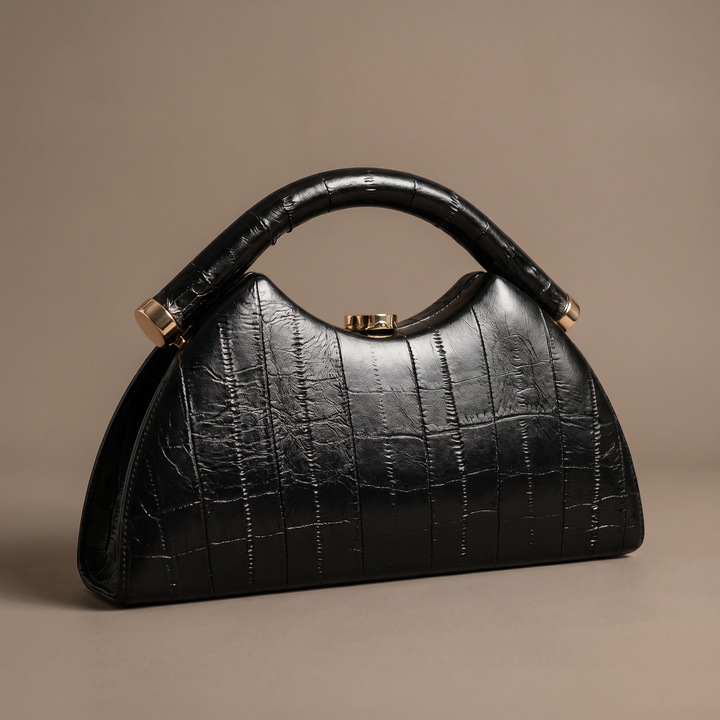 Rosalind Curved Frame Clutch