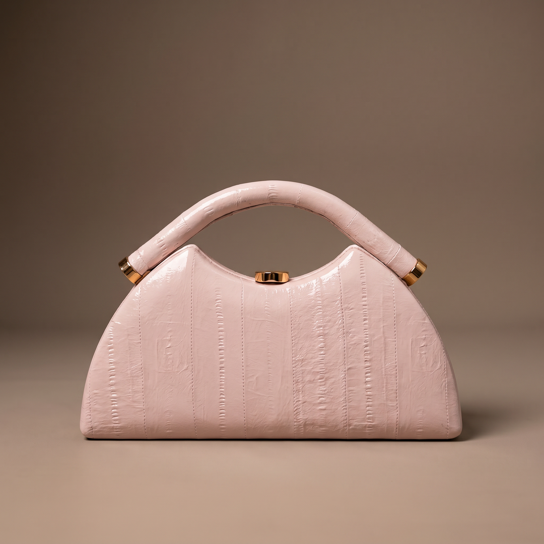 Rosalind Curved Frame Clutch