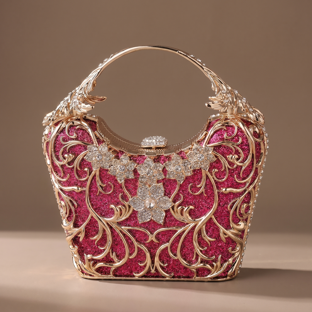 Isabeau Filigree Jeweled Evening Bag