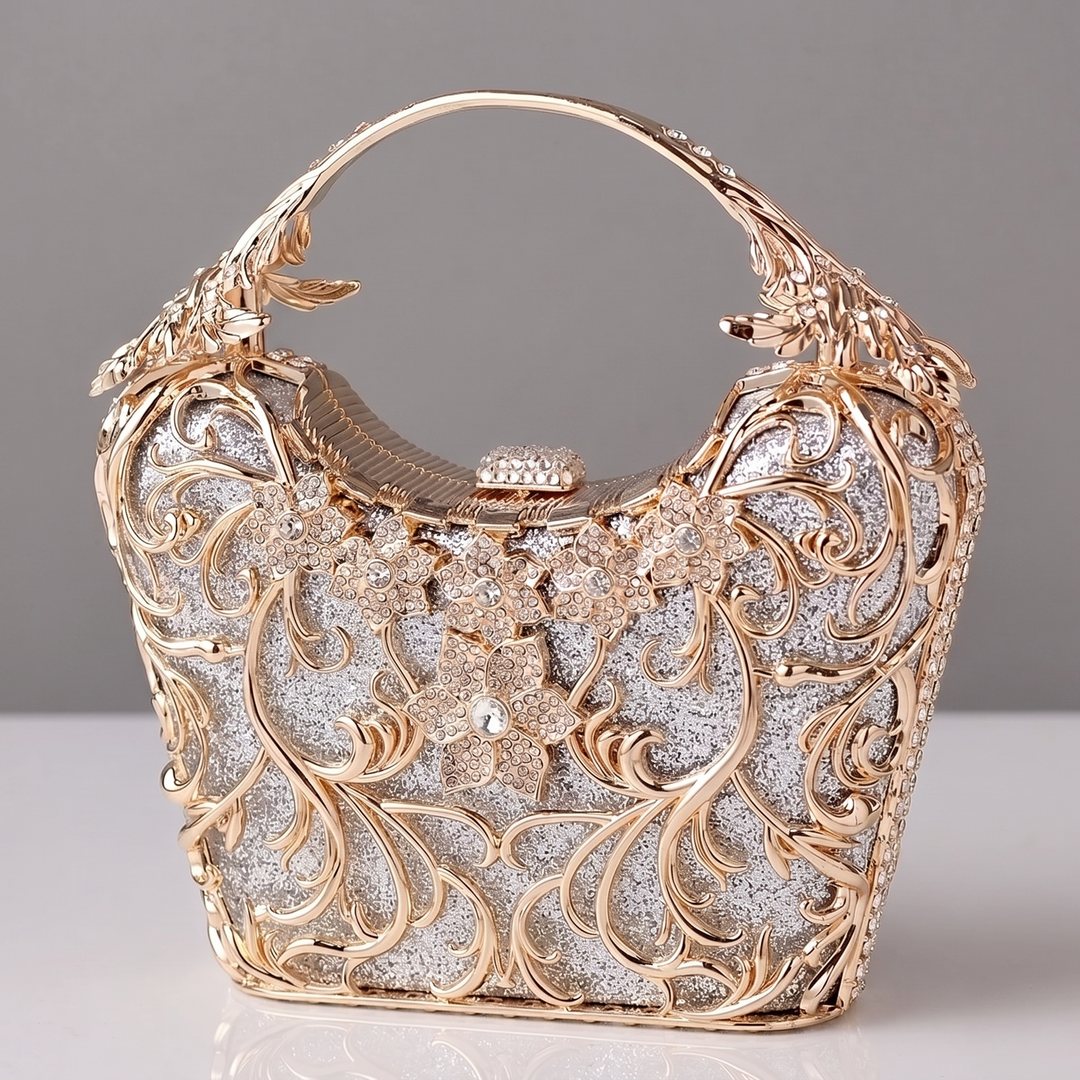 Isabeau Filigree Jeweled Evening Bag