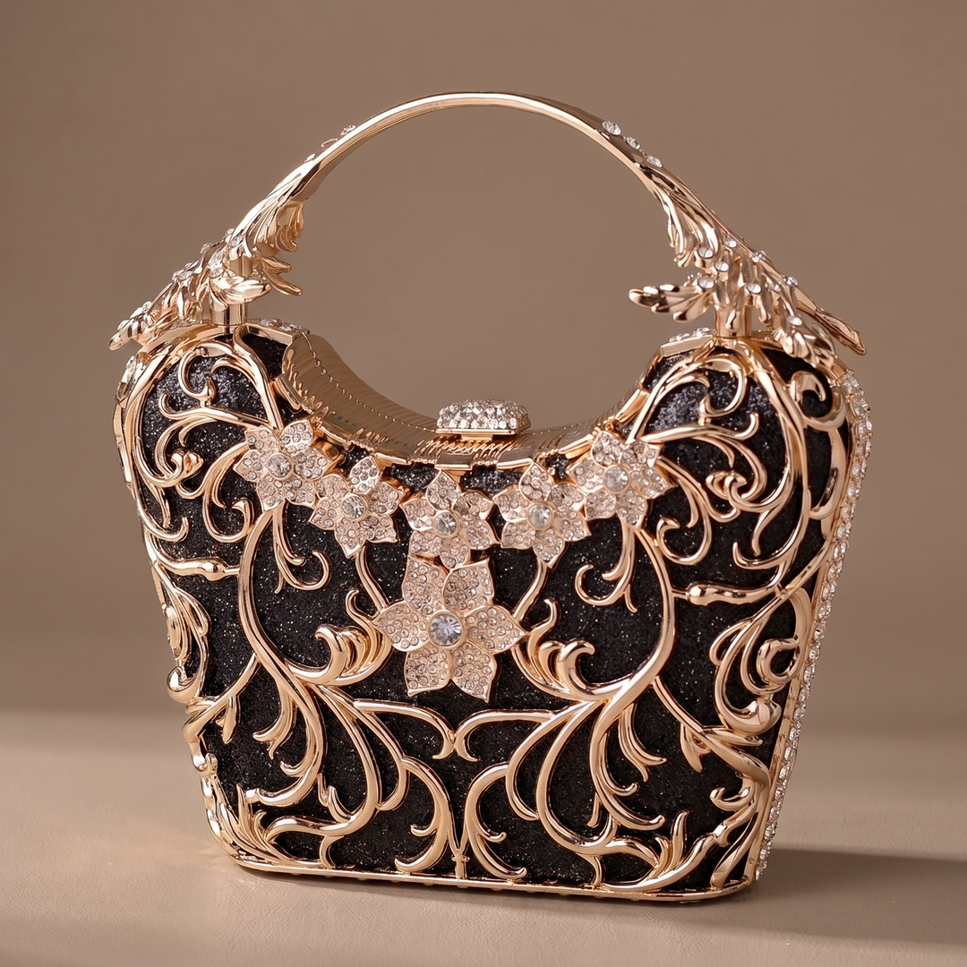 Isabeau Filigree Jeweled Evening Bag