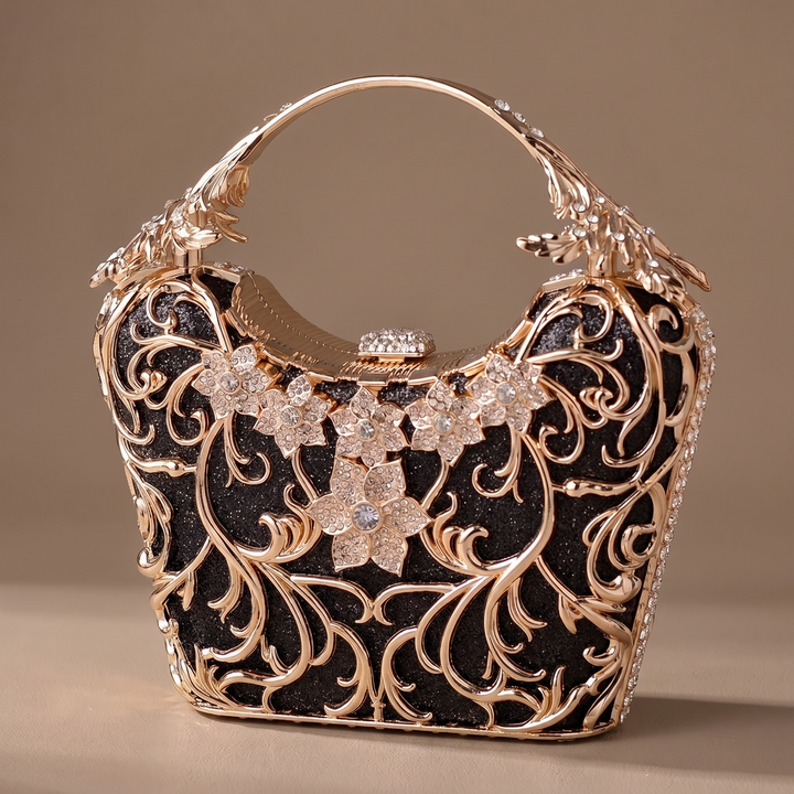 Isabeau Filigree Jeweled Evening Bag