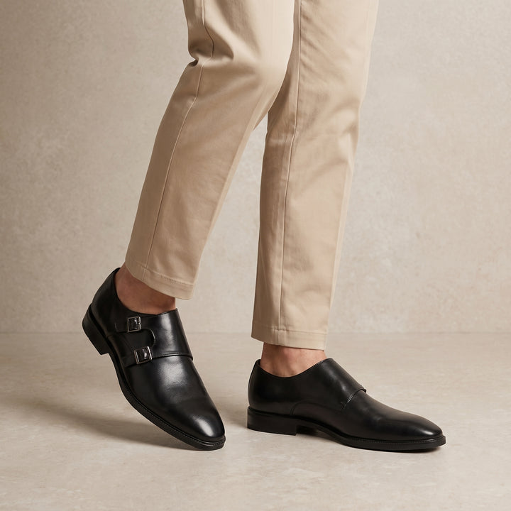 Rafael Double Monk Strap Shoe