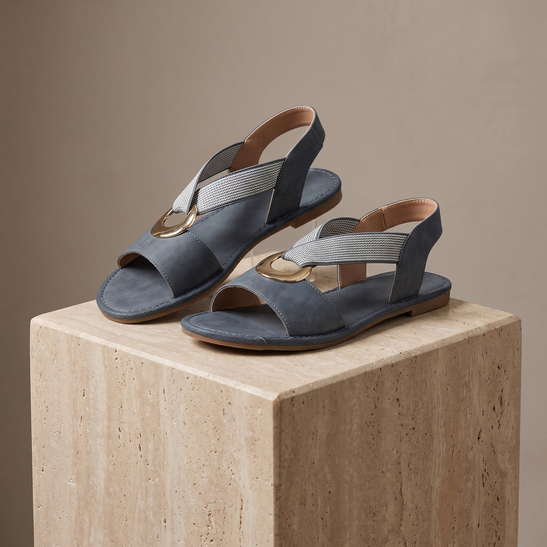 Serena Ring Buckle Sandal