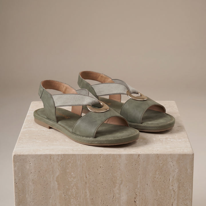 Serena Ring Buckle Sandal