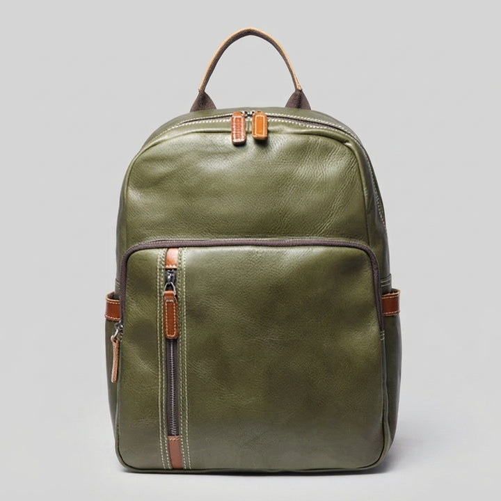 Everett Leather Travel Backpack