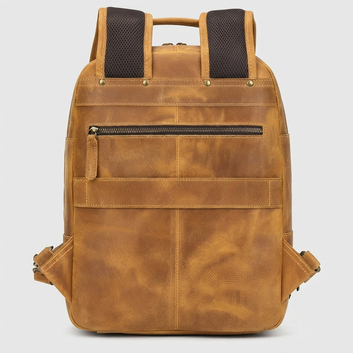 Everett Leather Laptop Backpack