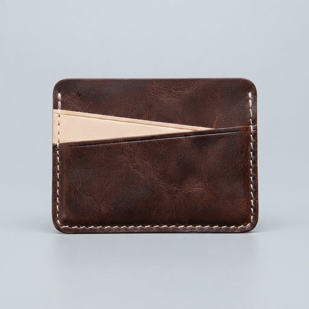Elliot Minimalist Leather Card Holder