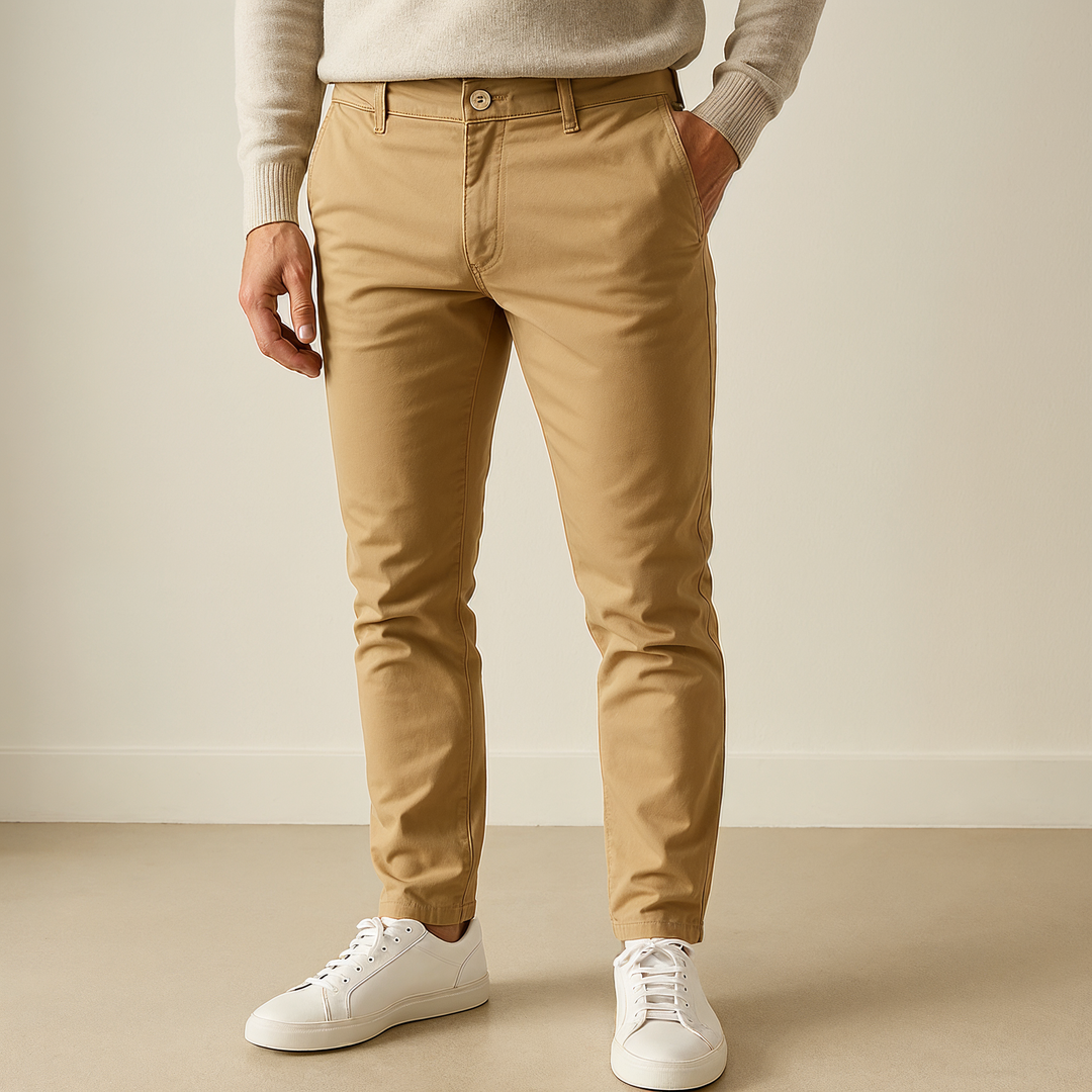 Dalton Garment-Dyed Chino Pant