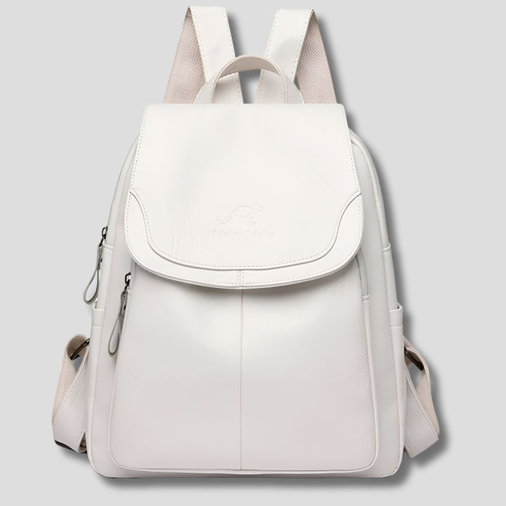 Odessa Flap Top Leather Backpack