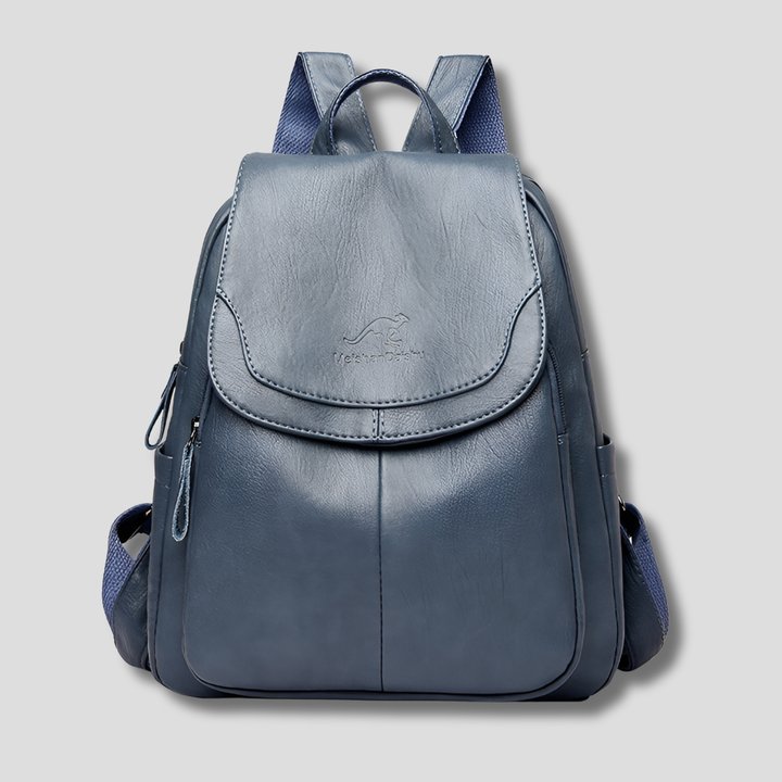 Odessa Flap Top Leather Backpack