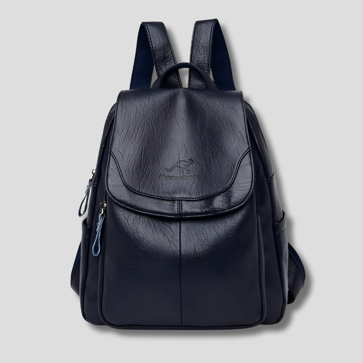 Odessa Flap Top Leather Backpack