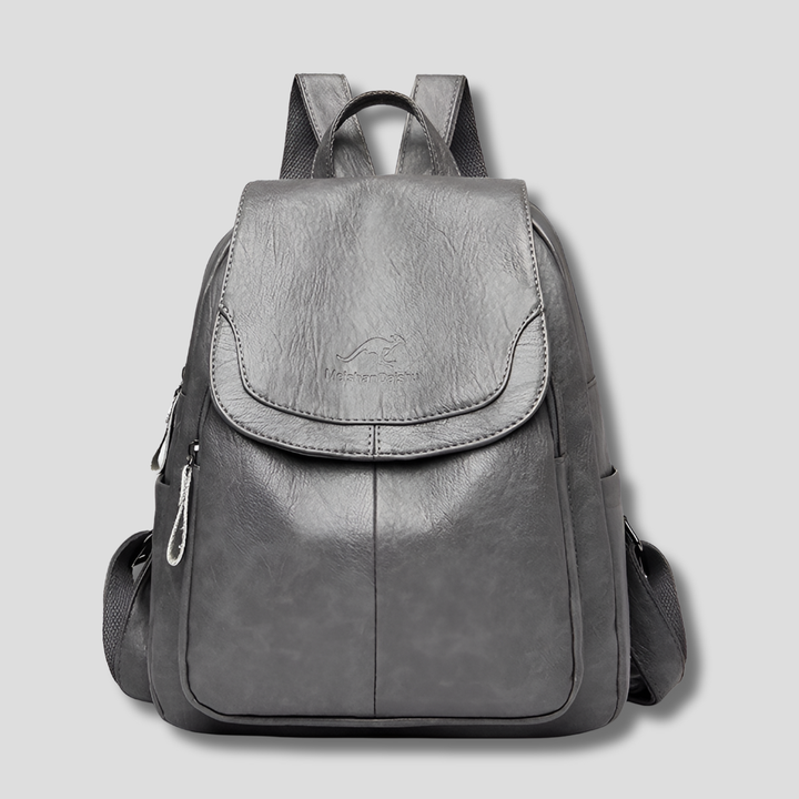 Odessa Flap Top Leather Backpack