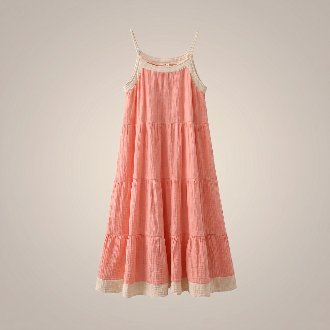 Amelie Cotton Tiered Sundress