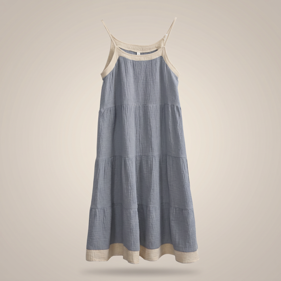 Amelie Cotton Tiered Sundress