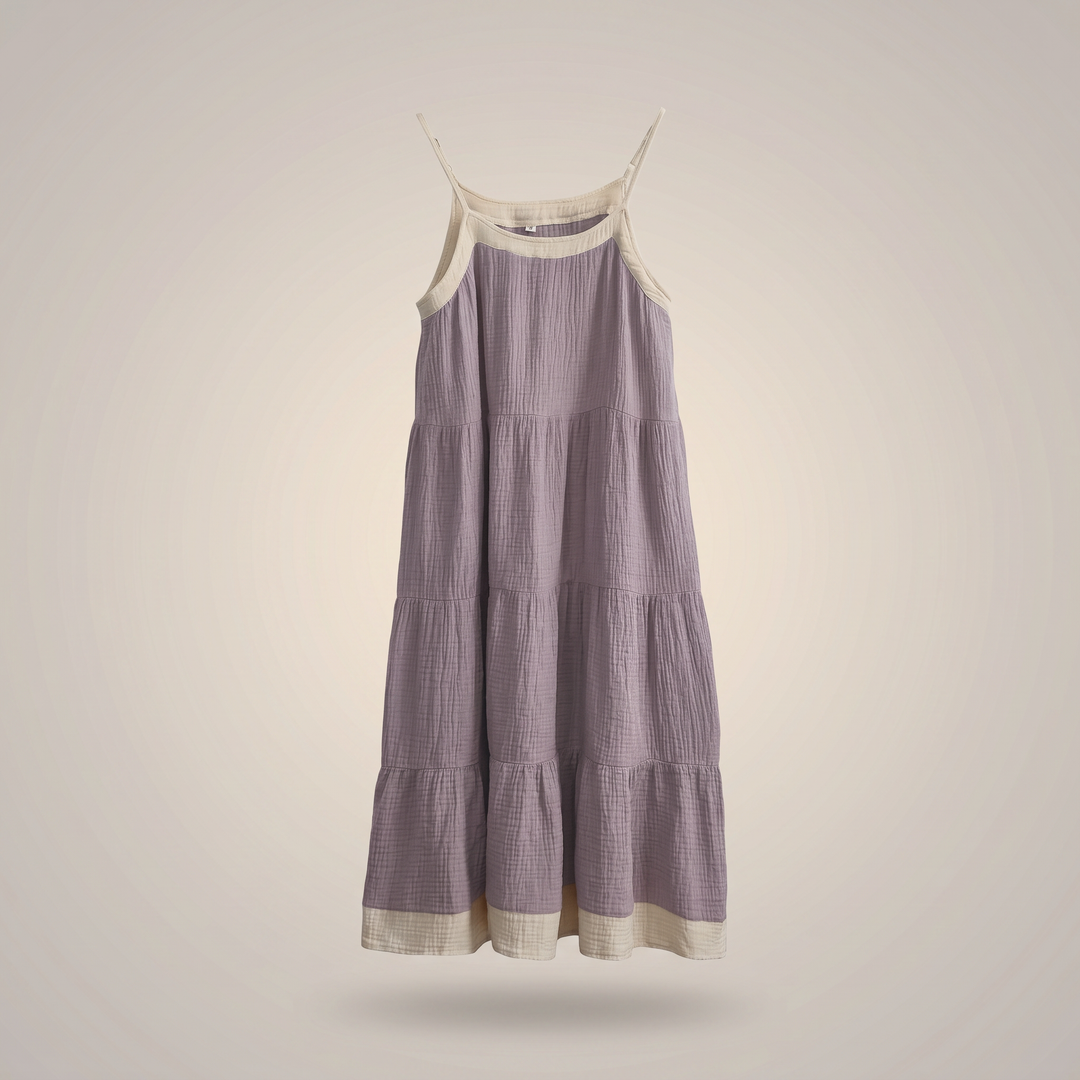 Amelie Cotton Tiered Sundress