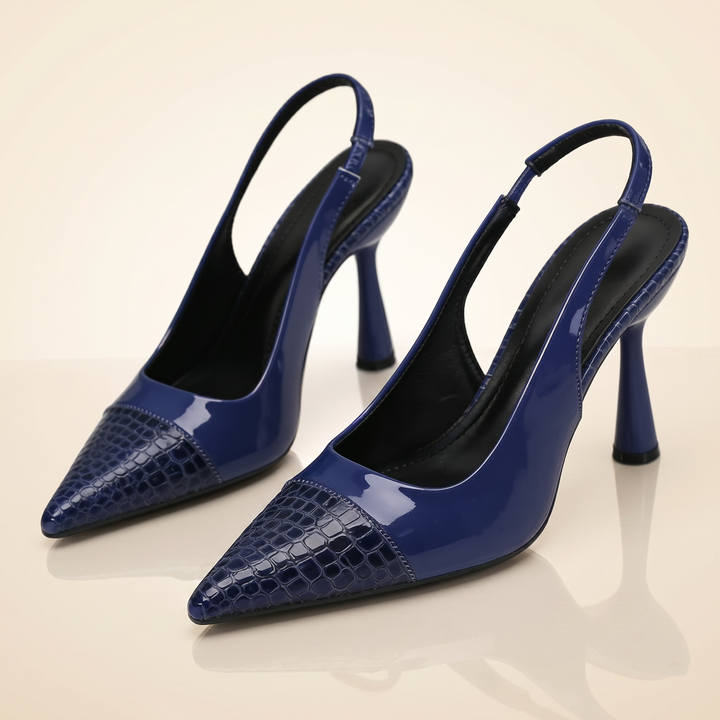 Camila Croc Slingback Heel