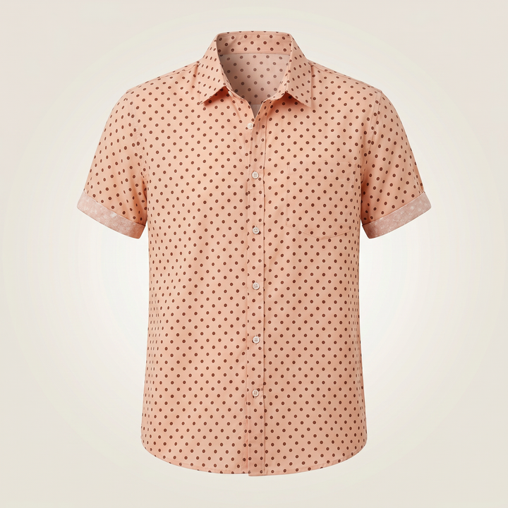 Miles Polka Dot Button Up Shirt