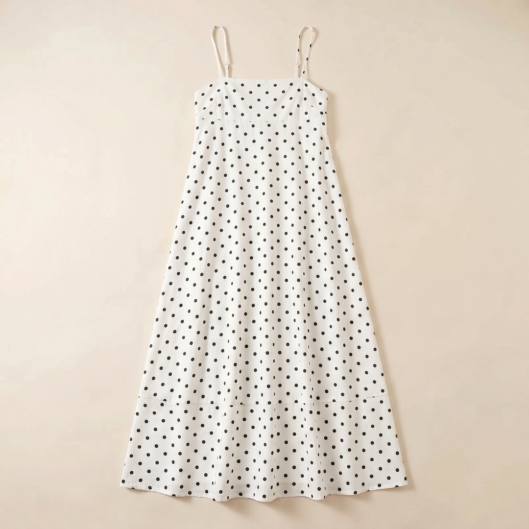 Serena Polka Dot Maxi Dress