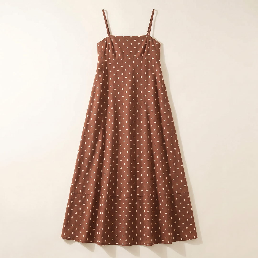 Serena Polka Dot Maxi Dress