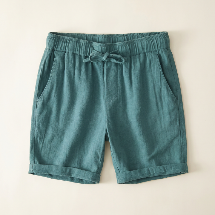 Arden Linen Blend Drawstring Shorts