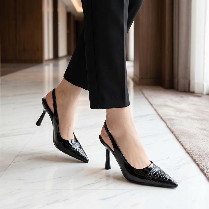 Camila Croc Slingback Heel
