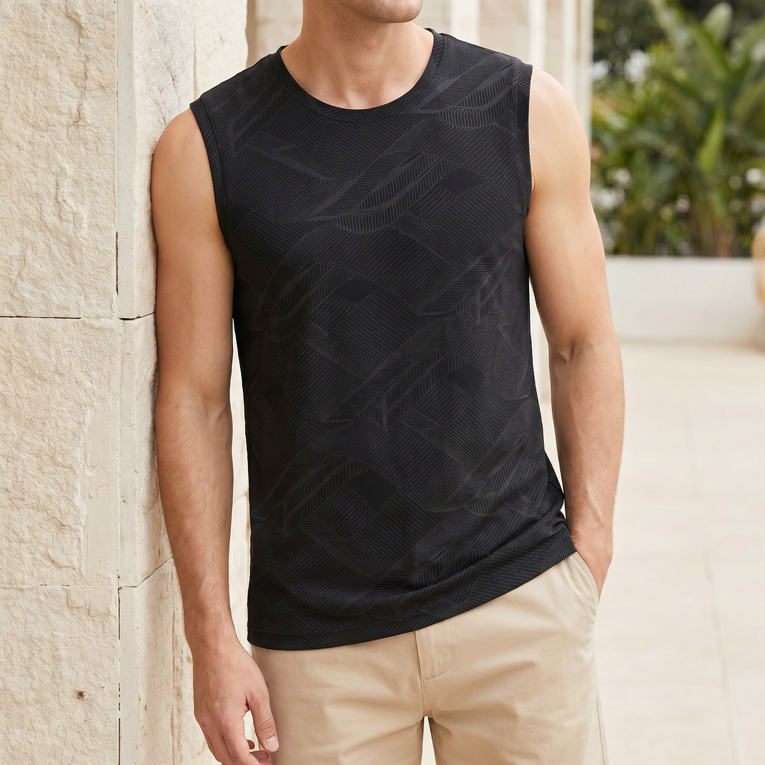Kellan Jacquard Athletic Tank