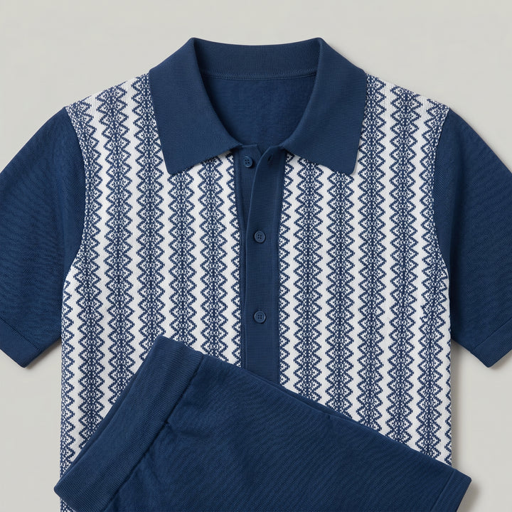 Dorian Jacquard Knit Set