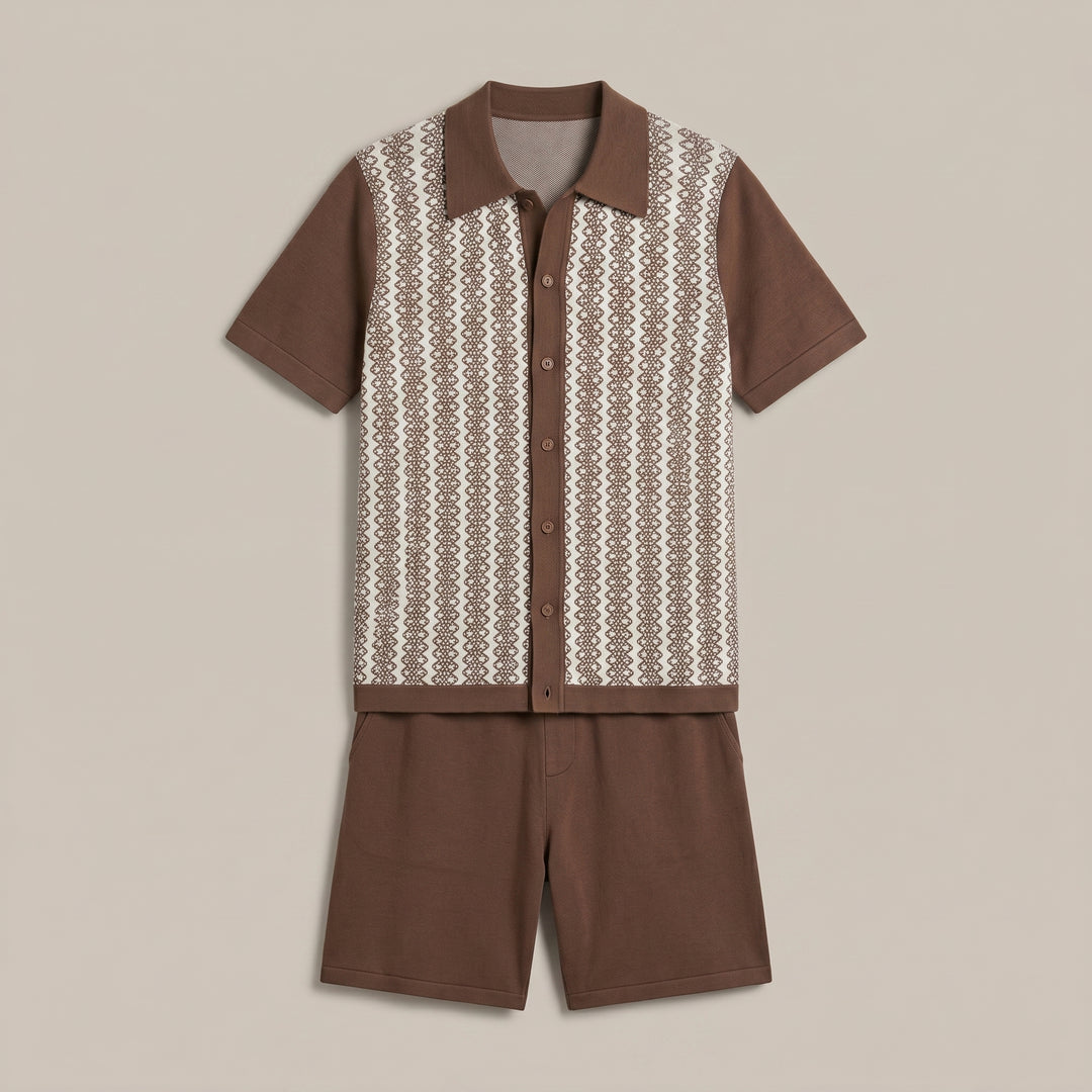 Dorian Jacquard Knit Set