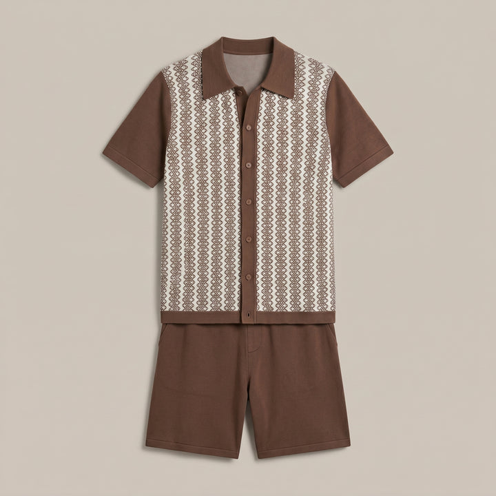 Dorian Jacquard Knit Set